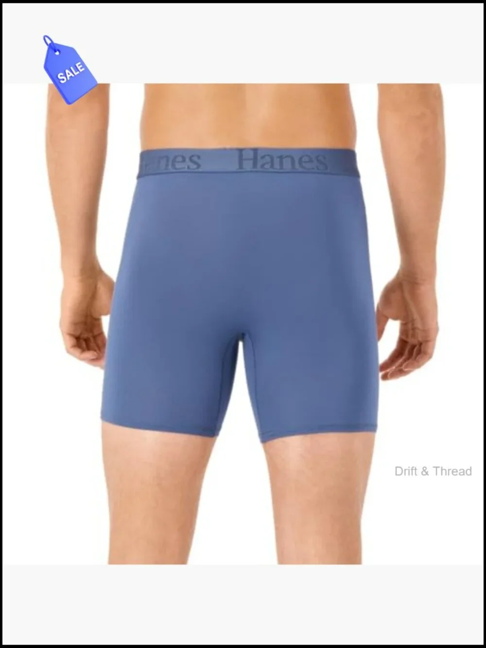 Hanes Men's SuperSoft Viscose from Bamboo Boxer Briefs 3-Pack Size Large